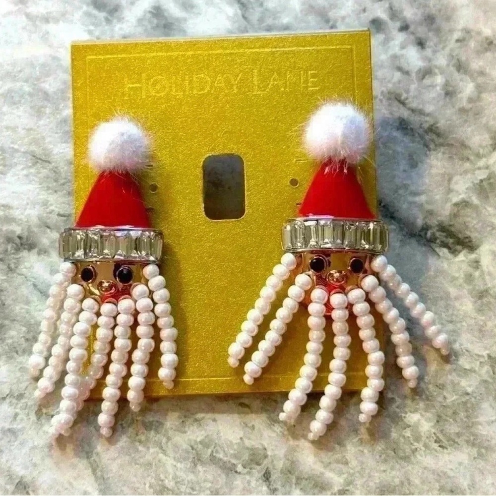 Santa Earrings‎